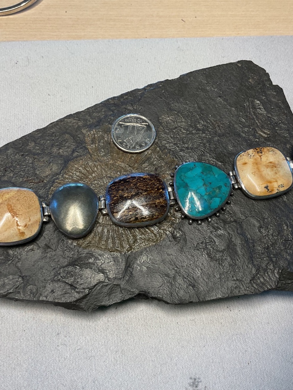 Silpada jasper multi stone bracelet